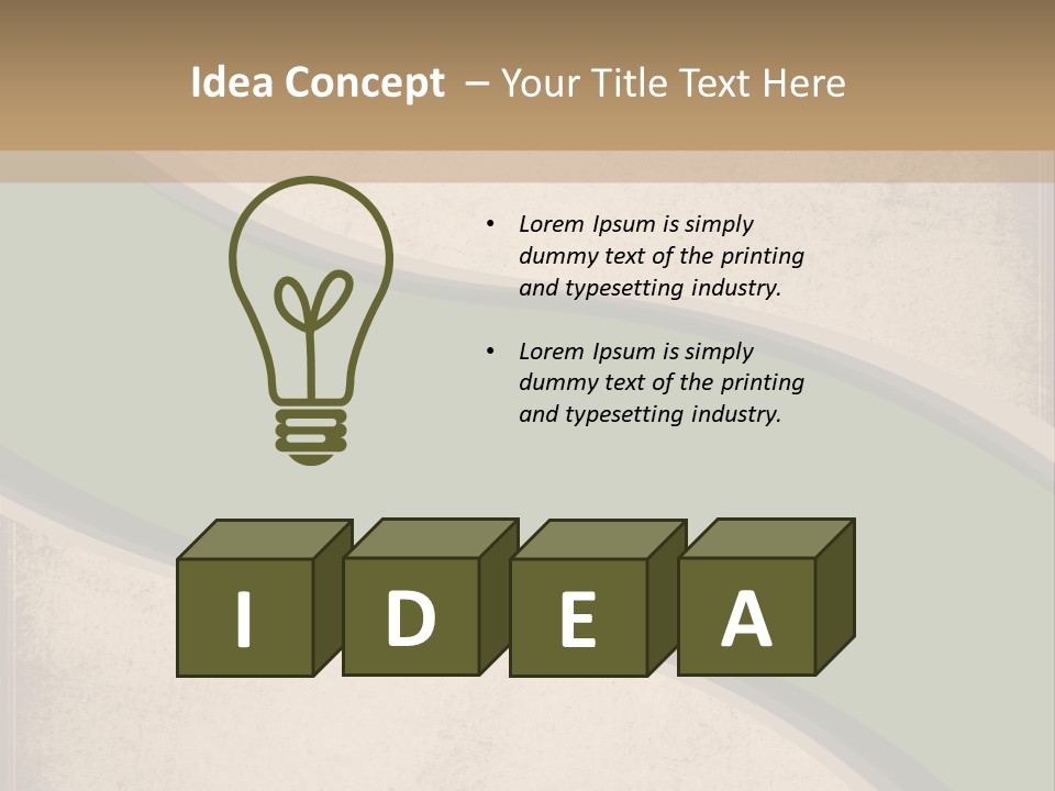 Line Artist Stylish PowerPoint Template