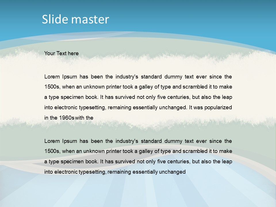 Concept Aged Decoration PowerPoint Template