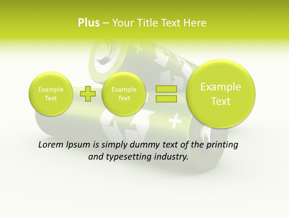 Watt Background Electricity PowerPoint Template