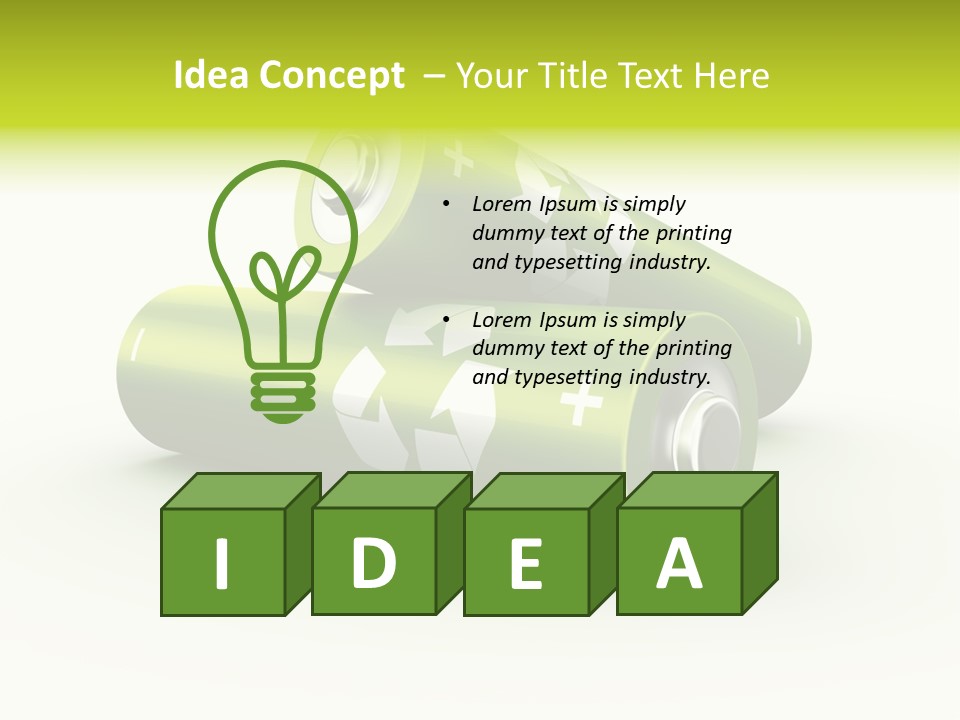 Watt Background Electricity PowerPoint Template