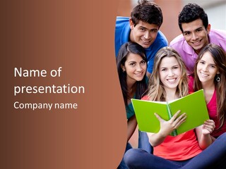 Young Campus Group PowerPoint Template