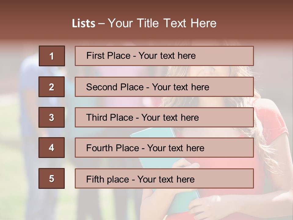 Study Youngster Learn PowerPoint Template