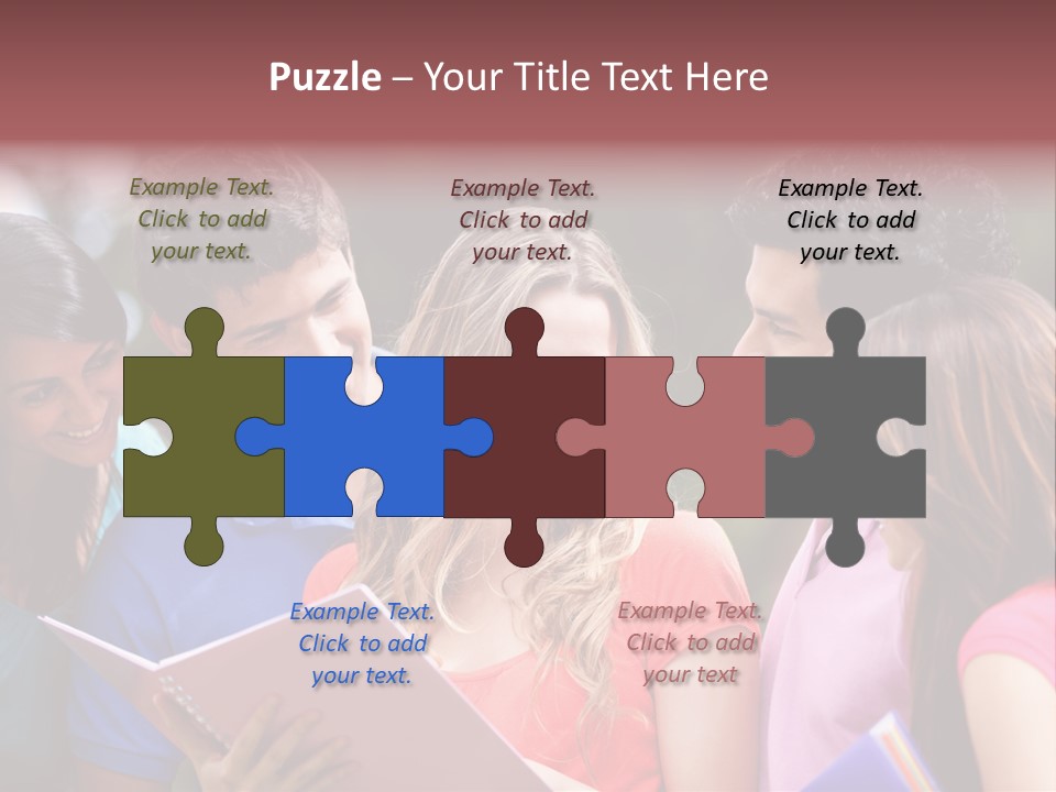 College School Youth PowerPoint Template