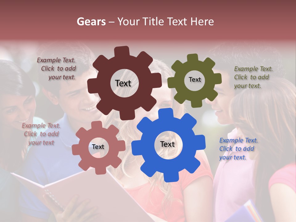 College School Youth PowerPoint Template