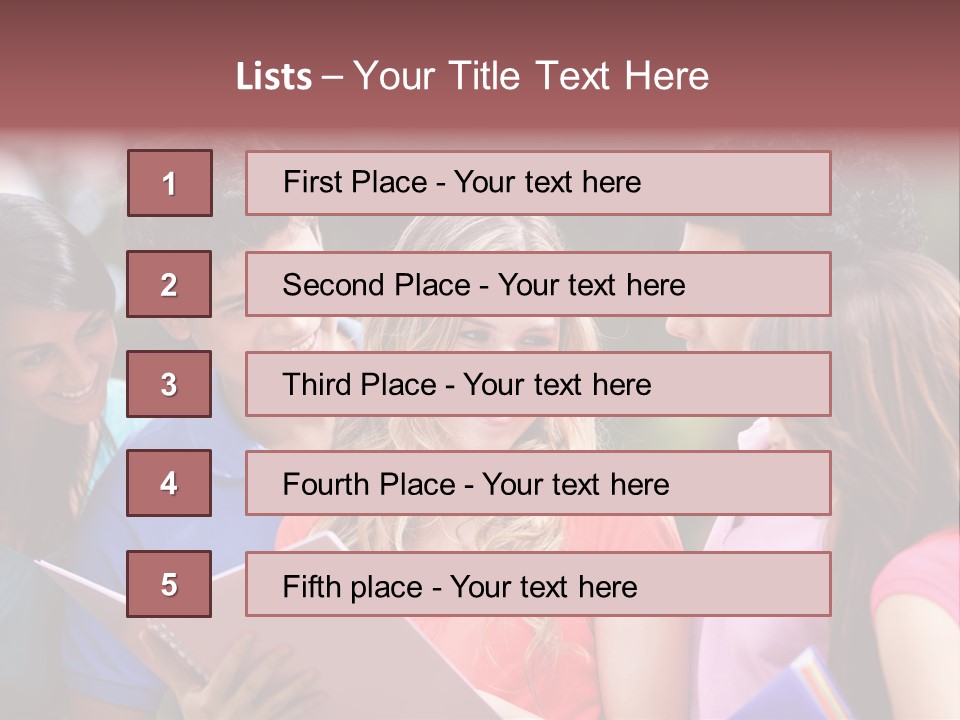 College School Youth PowerPoint Template