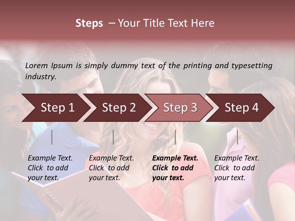College School Youth PowerPoint Template