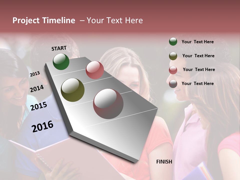 College School Youth PowerPoint Template