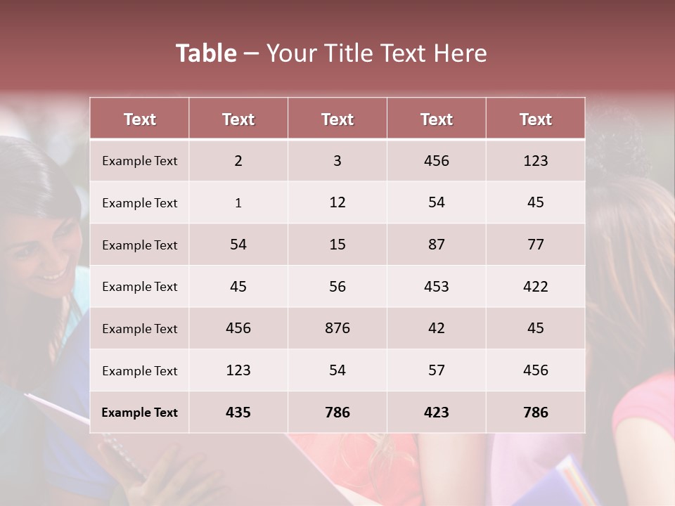 College School Youth PowerPoint Template