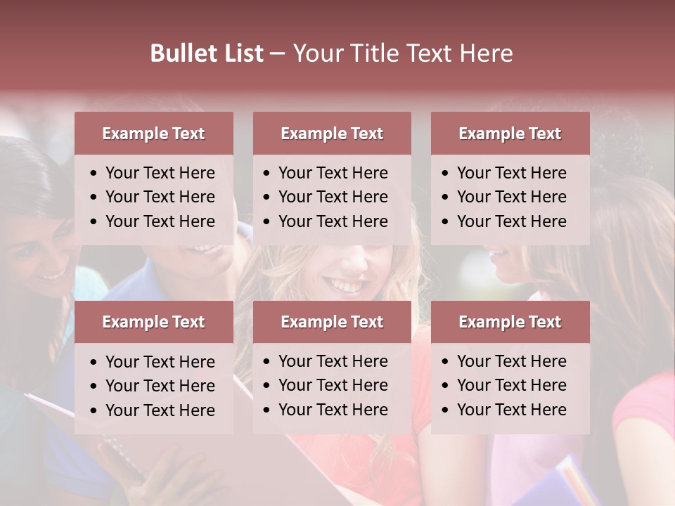 College School Youth PowerPoint Template