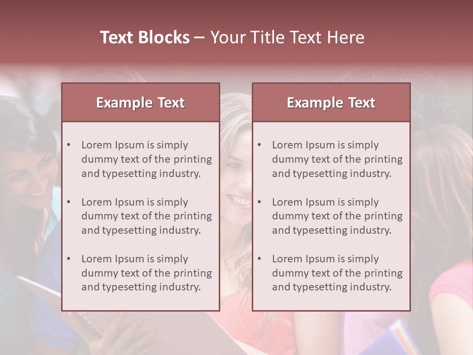 College School Youth PowerPoint Template