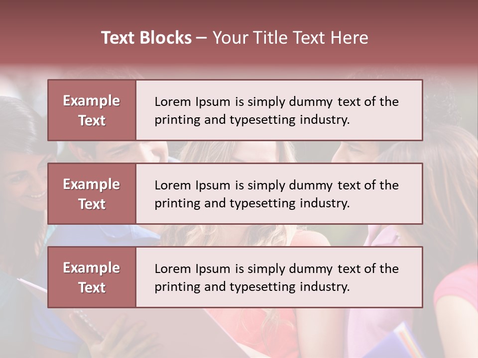 College School Youth PowerPoint Template