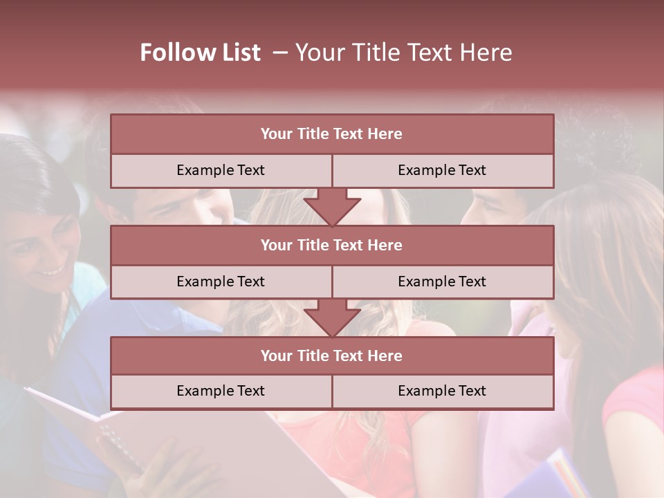College School Youth PowerPoint Template
