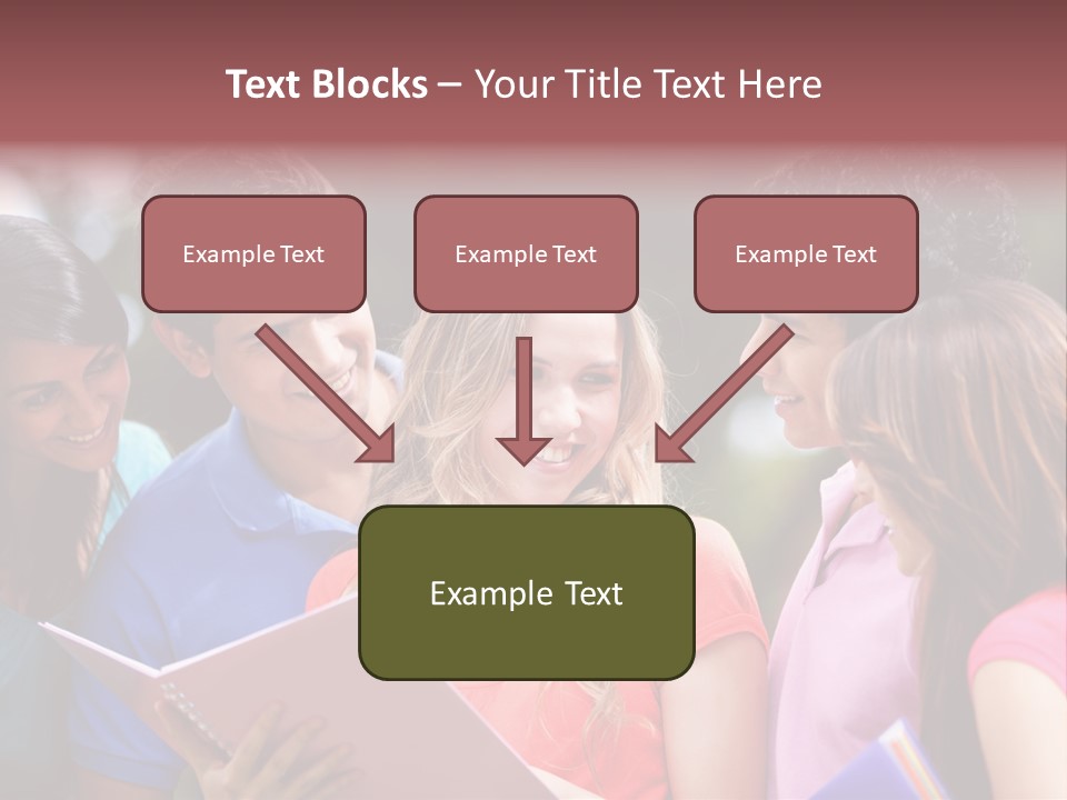 College School Youth PowerPoint Template