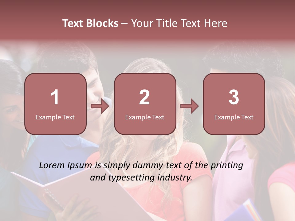 College School Youth PowerPoint Template