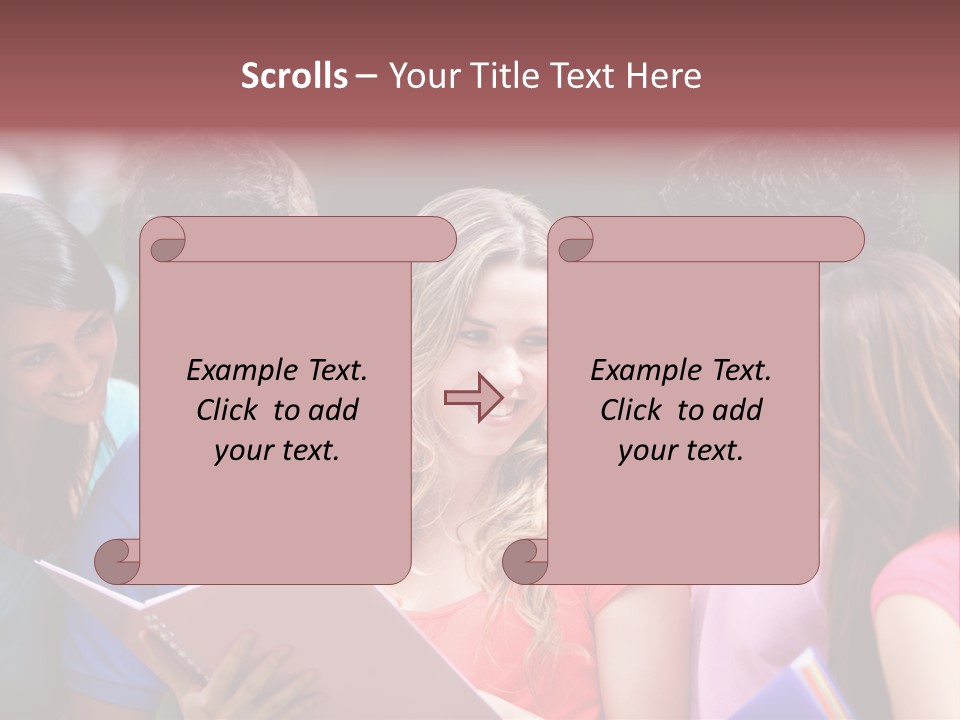 College School Youth PowerPoint Template