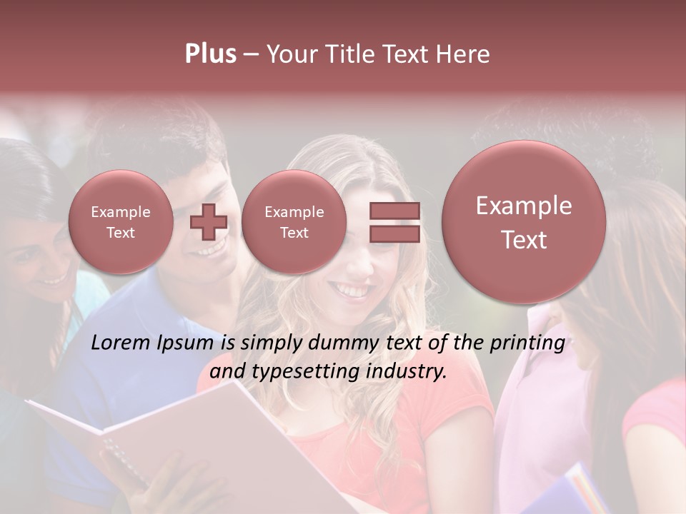 College School Youth PowerPoint Template