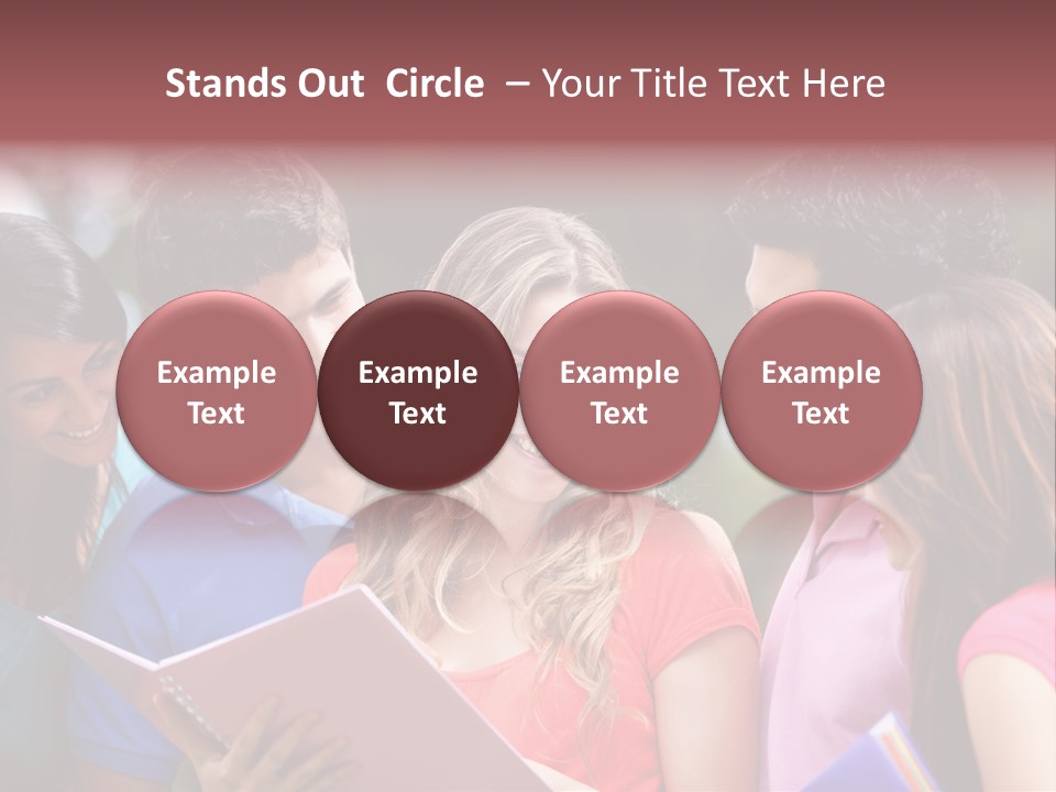College School Youth PowerPoint Template