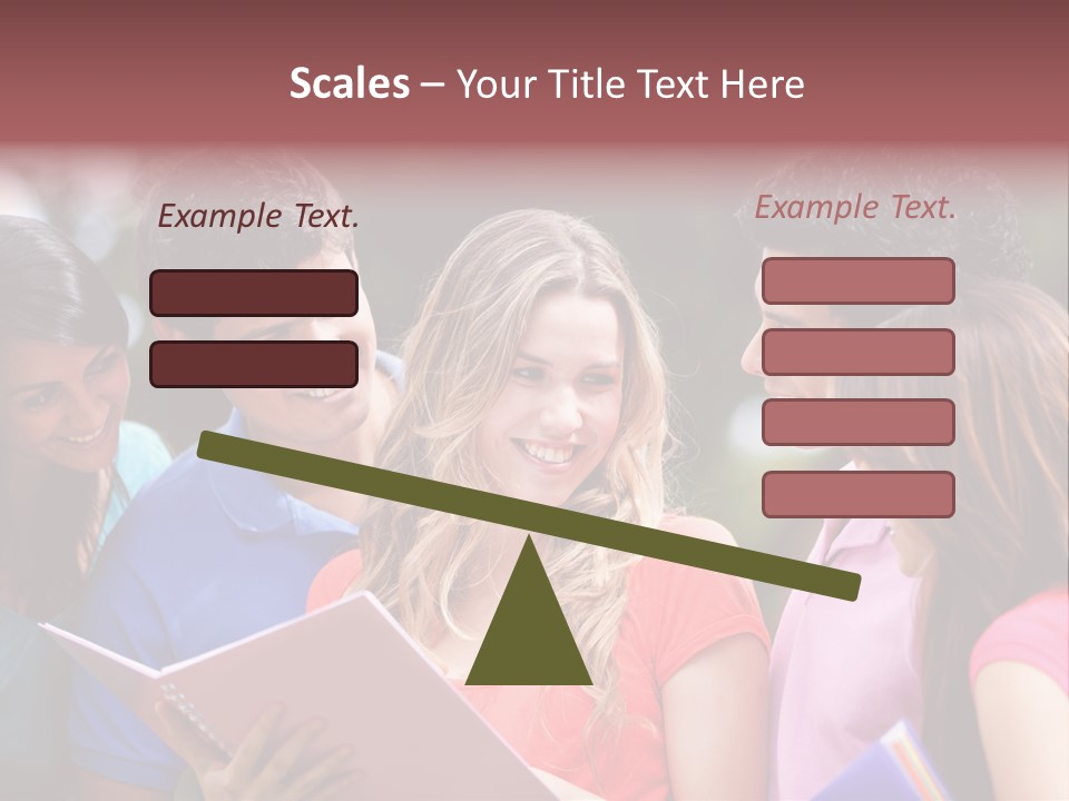 College School Youth PowerPoint Template
