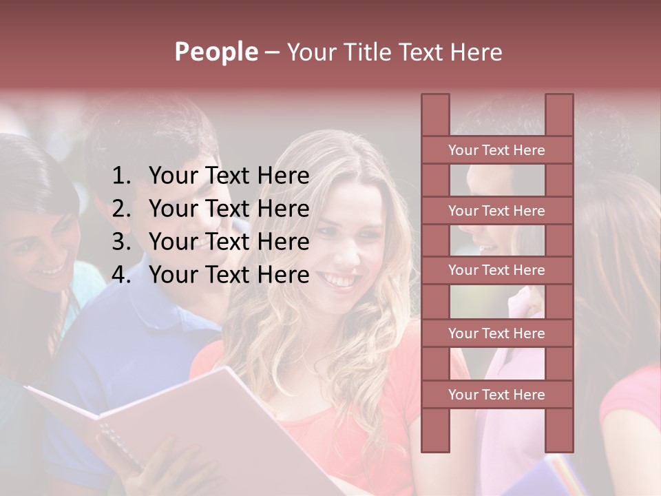College School Youth PowerPoint Template