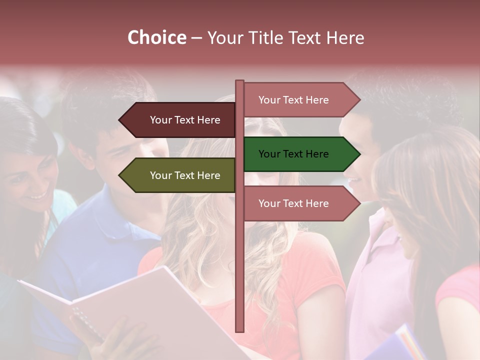College School Youth PowerPoint Template