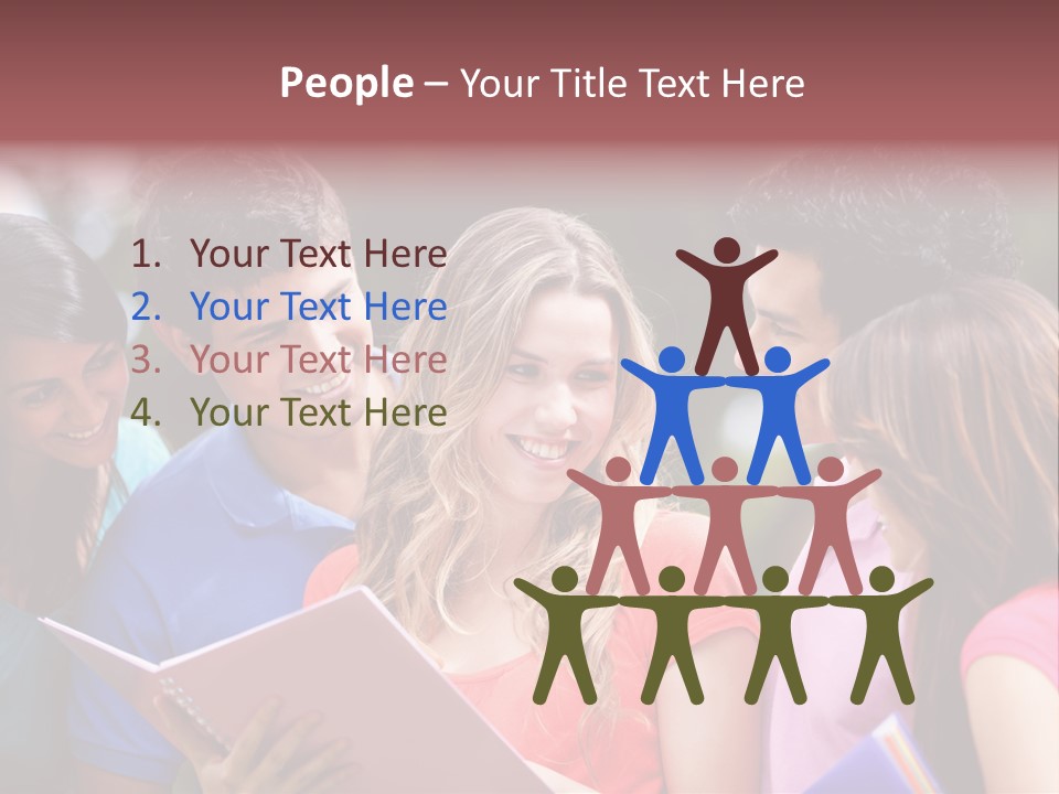 College School Youth PowerPoint Template
