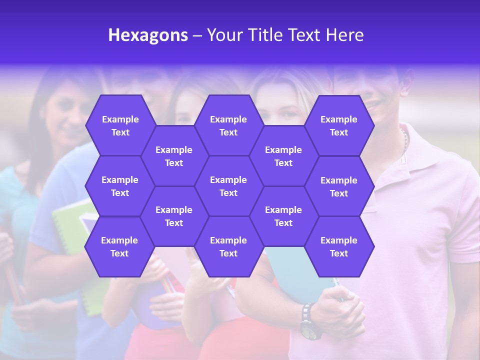 Joy Education Girls PowerPoint Template