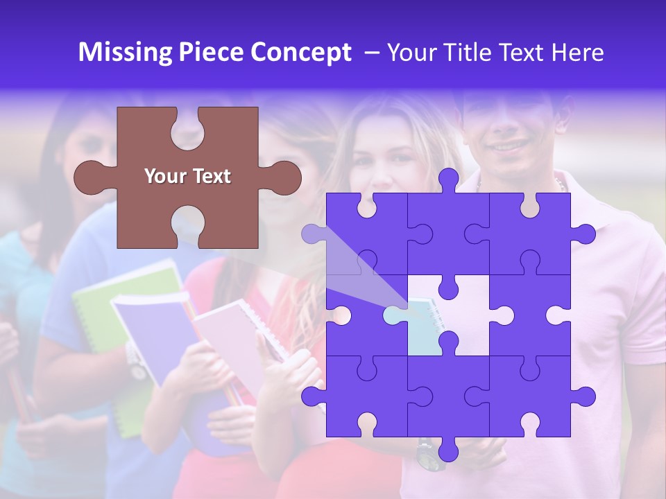 Joy Education Girls PowerPoint Template