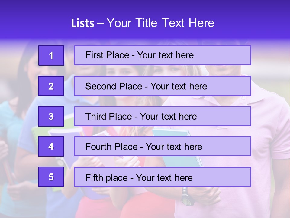 Joy Education Girls PowerPoint Template