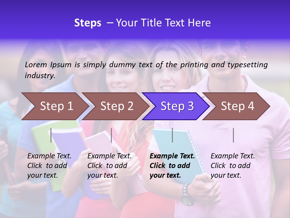 Joy Education Girls PowerPoint Template