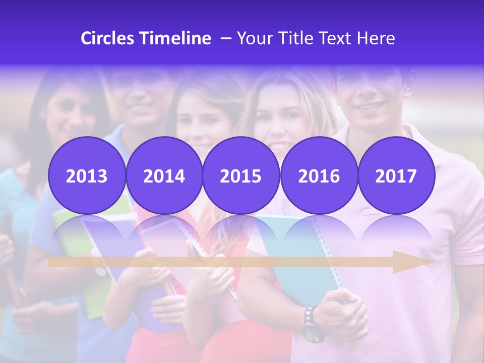 Joy Education Girls PowerPoint Template