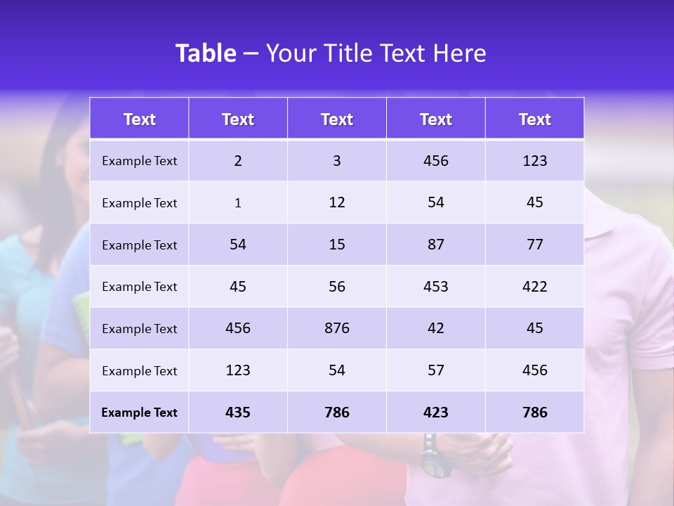 Joy Education Girls PowerPoint Template