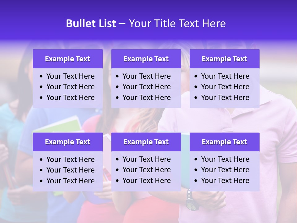 Joy Education Girls PowerPoint Template