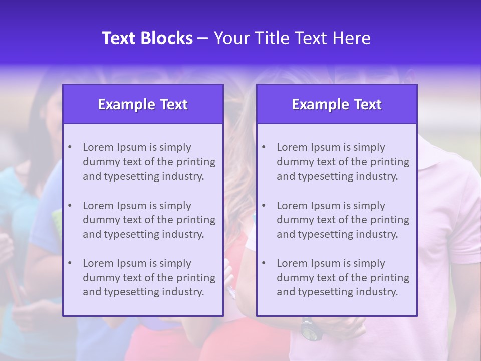 Joy Education Girls PowerPoint Template