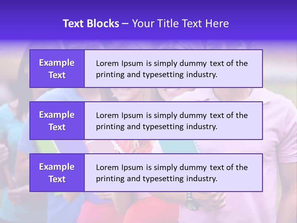 Joy Education Girls PowerPoint Template