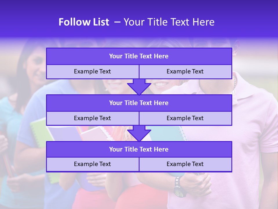 Joy Education Girls PowerPoint Template