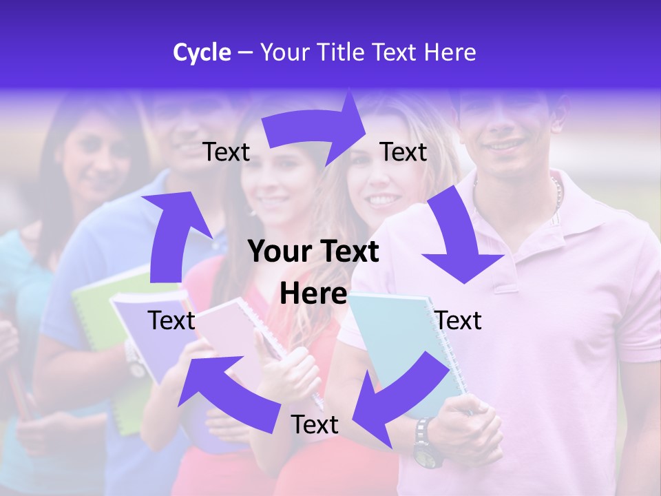 Joy Education Girls PowerPoint Template