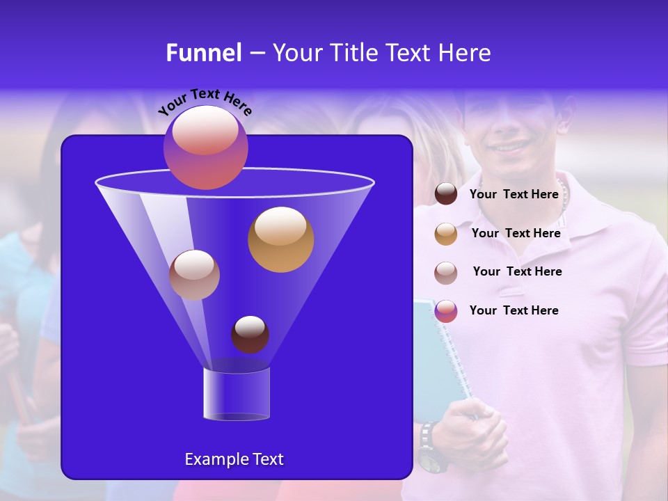 Joy Education Girls PowerPoint Template