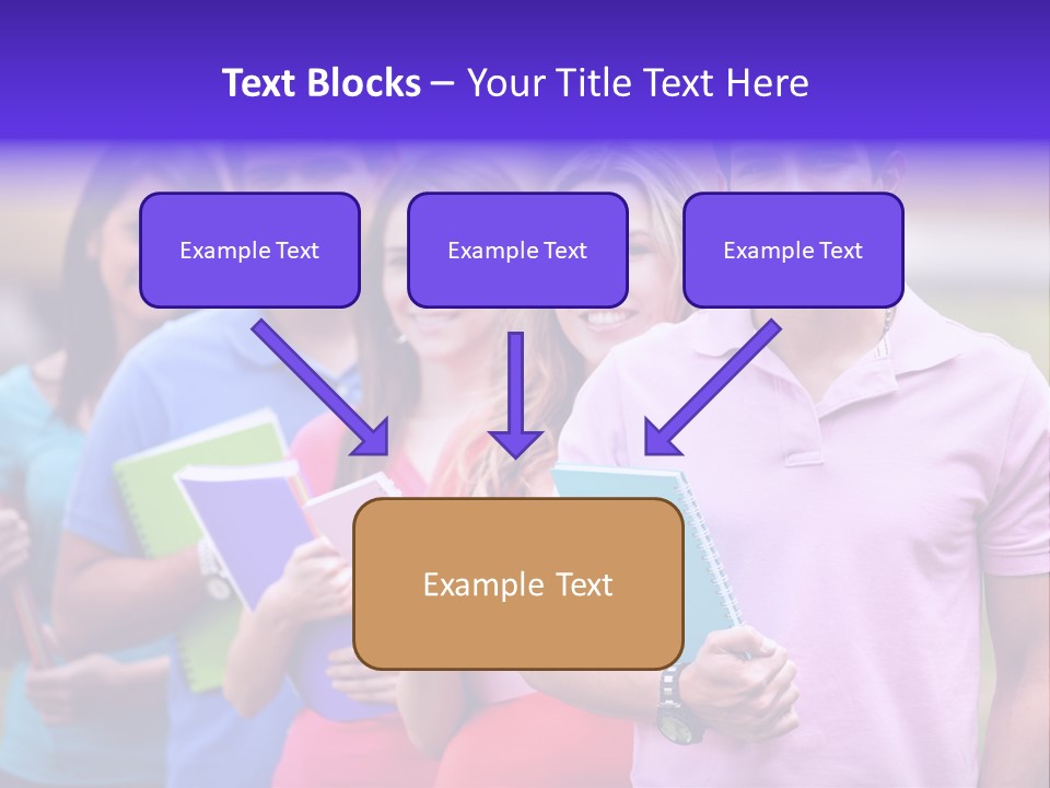 Joy Education Girls PowerPoint Template