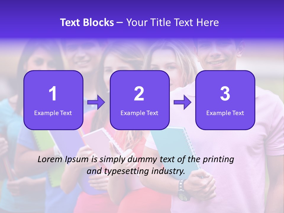 Joy Education Girls PowerPoint Template