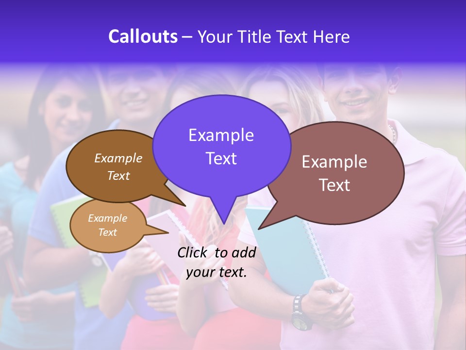 Joy Education Girls PowerPoint Template