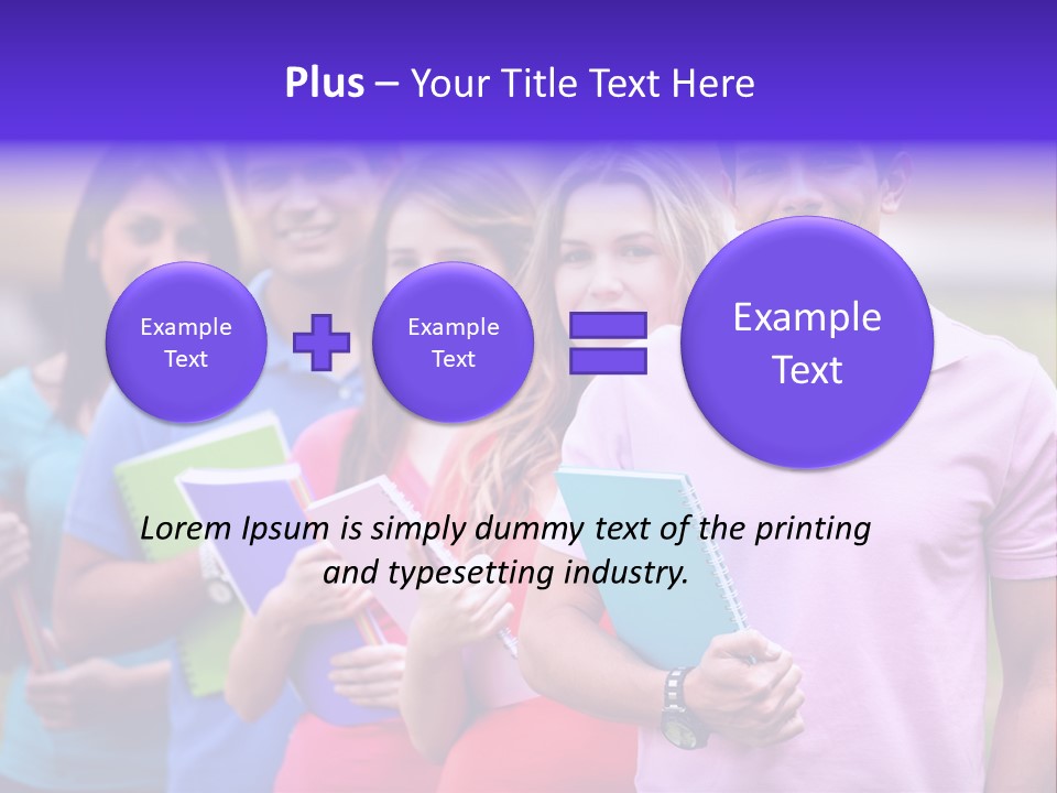 Joy Education Girls PowerPoint Template