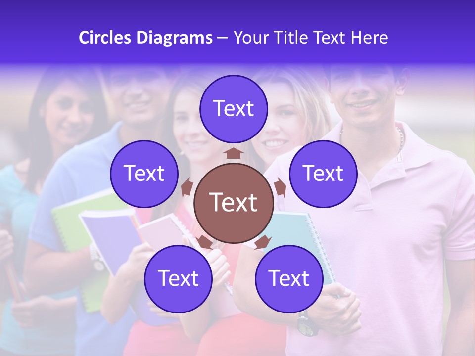 Joy Education Girls PowerPoint Template