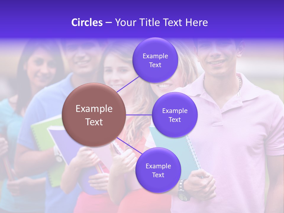 Joy Education Girls PowerPoint Template