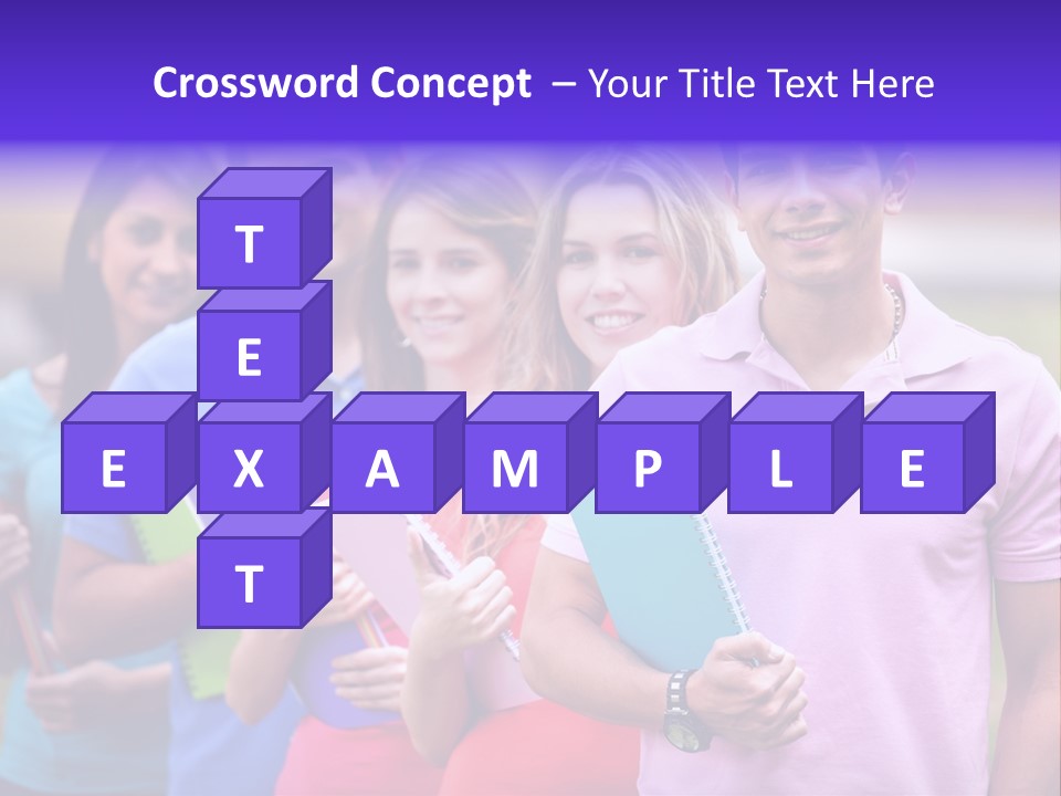 Joy Education Girls PowerPoint Template