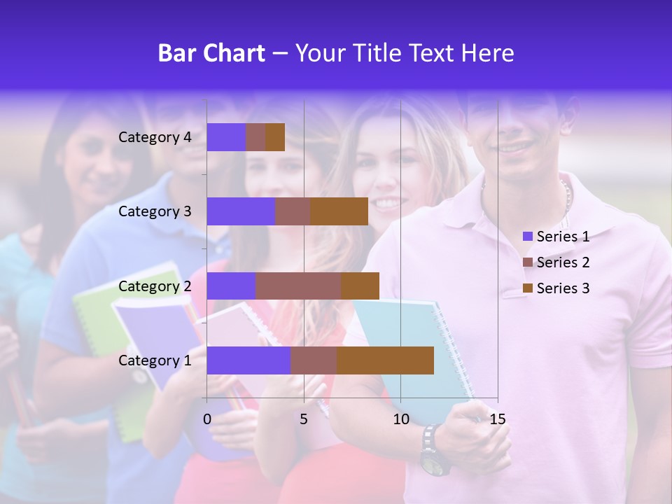 Joy Education Girls PowerPoint Template