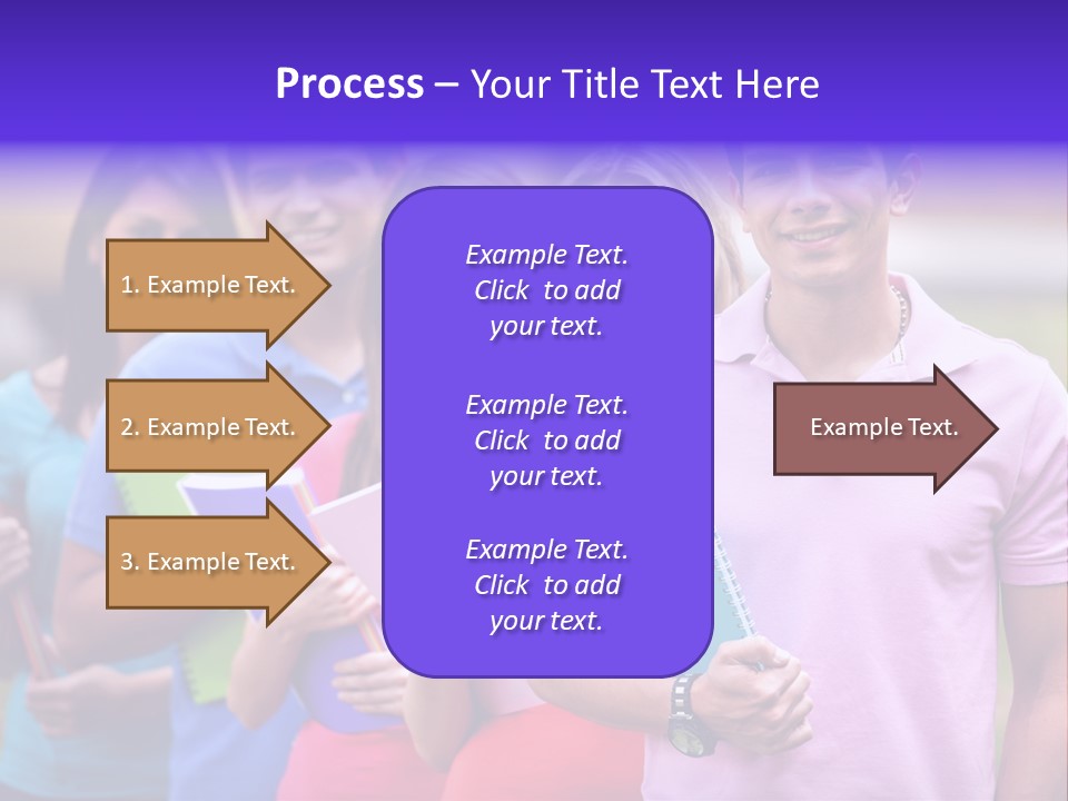 Joy Education Girls PowerPoint Template