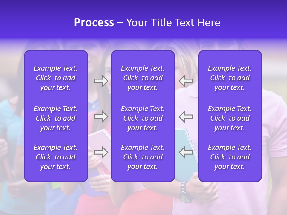 Joy Education Girls PowerPoint Template