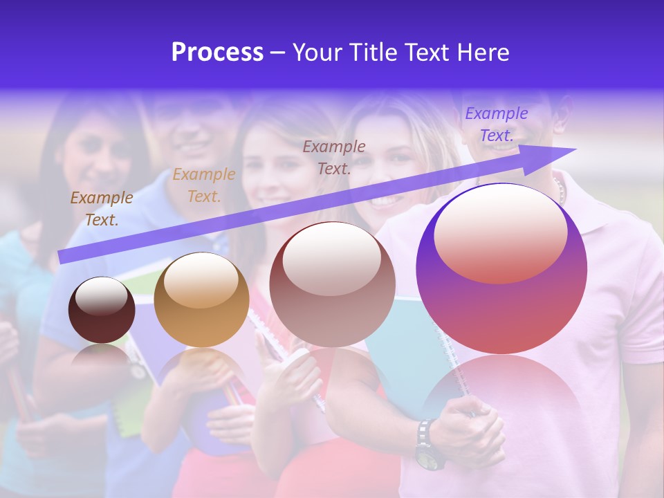 Joy Education Girls PowerPoint Template