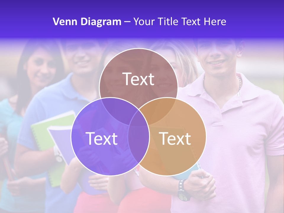 Joy Education Girls PowerPoint Template