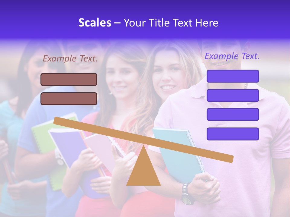 Joy Education Girls PowerPoint Template